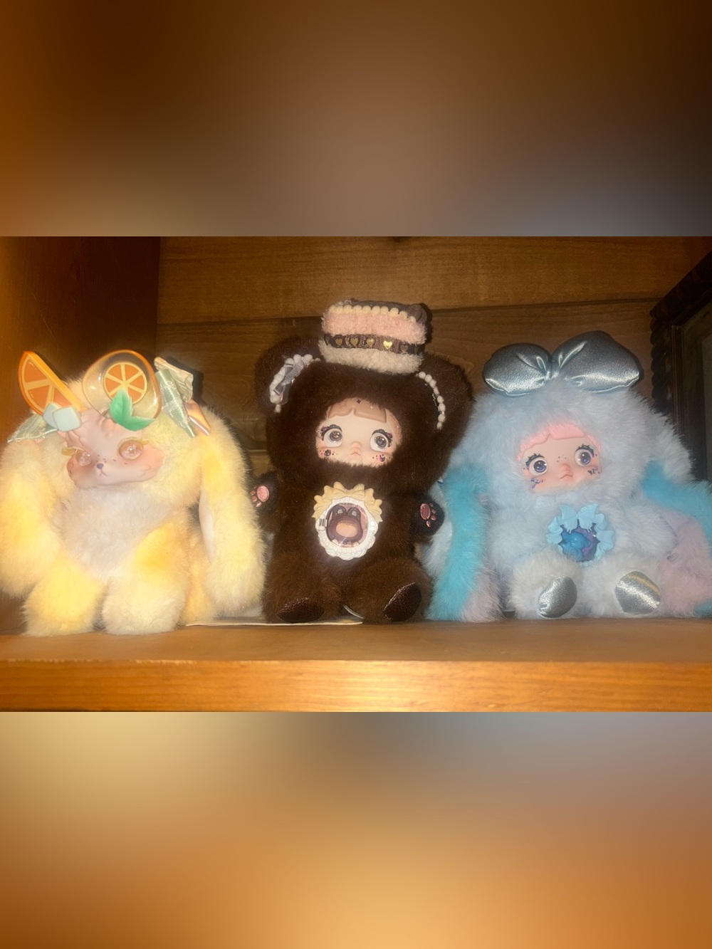 Set of 3 Plush Dolls